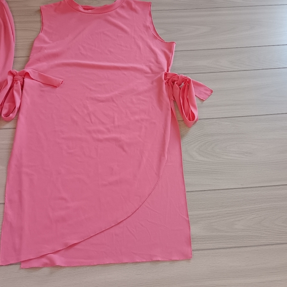 Women Sleeveless Tie Irregular Top And Wrinkled Pants Two Piece Set - Picture 5 of 15